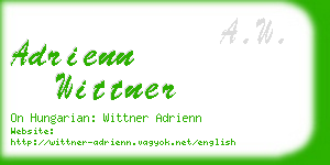 adrienn wittner business card